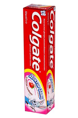 Colgate детская зубная паста Доктор заяц вкус клубники 50мл