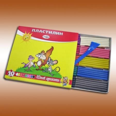 Пластилин Юный художник 10 цветов