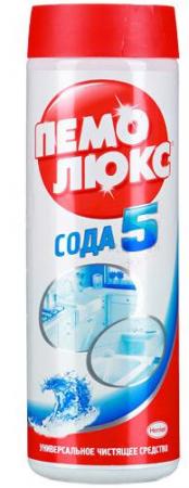 Чистящий порошок  ПЕМОЛЮКС сода 5 лимон 400 г.