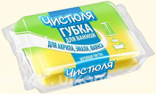 Губка для ванной "Чистюля"