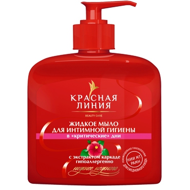 КРАСНАЯ ЛИНИЯ  мыло жидкое интимный уход в критические дни	250мл